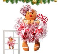 Guirlande de sapin de Noël | Rubans de Noël pour poupée de pan, larges applications pour décoration d'arbre de Noël pour toutes les saisons et occasions, pour usage intérieur et ester