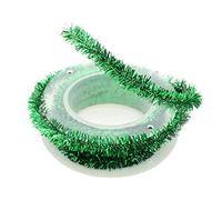 Guirlande de Tinsel de Noël de 1,5 m de long fil pailleté pour décoration d'arbres, coffret cadeau pour décoration d'arbre