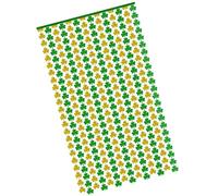 Guirlande de trèfles en PET - Bannières - Décorations de jour StPatricks - Décorations à suspendre - Guirlandes de fête irlandaise - Trèfles en PET