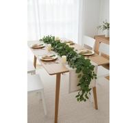 Guirlande de vigne d'eucalyptus artificielle - Style printemps vert à suspendre pour décoration de feuillage sans événement 2 m Plante de lierre réaliste en PVC ou eau de mariage nécessaire (jaune