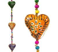 Guirlande décorative Coeurs plastique -- 90 cm