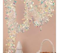 Guirlande Décorative De Noël De 1,8 M/5,9 Pi (10 Pièces), Couronne En Fil De Fer, Pompon En Pin Artificiel, Suspension De Plafond For Rampes D'escalier(Garland 8)