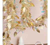 Guirlande Décorative De Noël De 1,8 M/5,9 Pi (10 Pièces), Couronne En Fil De Fer, Pompon En Pin Artificiel, Suspension De Plafond For Rampes D'escalier(Garland 1)