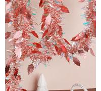 Guirlande Décorative De Noël De 1,8 M/5,9 Pi (10 Pièces), Couronne En Fil De Fer, Pompon En Pin Artificiel, Suspension De Plafond For Rampes D'escalier(Garland 6)