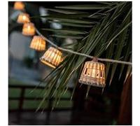 Newgarden – Guirlande décorative Aurora – Jute, câble lumière chaude, intérieur/extérieur