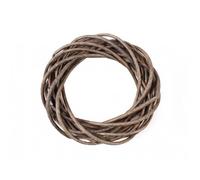 Guirlande décorative en osier gris 35 cm
