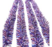 Guirlande décorative métallique brillante de 12 m de long, idéale pour Halloween. Sa forme flexible permet de créer des décorations attrayan