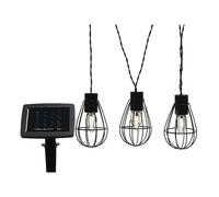 Guirlande d'extérieur led solaire style industriel - jardideco