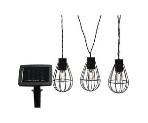Guirlande d'extérieur led solaire style industriel - jardideco