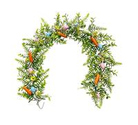 Guirlande d'œufs de Pâques,Guirlande artificielle d'œufs de Pâques,Guirlande de fleurs d'œufs,Home Decor