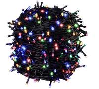 Guirlande électrique 14 m pour Sapin de Noël 700 LED Multicolores 8 Programmes