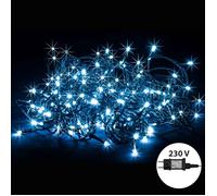 Guirlande électrique LED blanc froid 12M (100 LED)