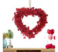 Guirlande en forme de cœur réutilisable pour la Saint-Valentin, couronne décorative pour fêtes, mariage, fête, Noël, demande de main, plafond, , couloirs, tables, maison, magasins