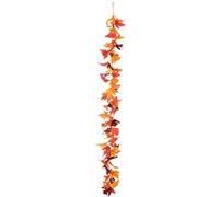 guirlande érable artificiel 1.7m orange pourpre - artifetes 94153 Orange G