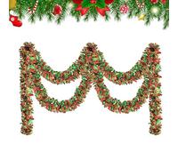 Guirlande Étincelante de Noël,Ornements De Couronne Scintillante 2 Mètres,Guirlande pour Le Sapin De Noël - pour Anniversaire Halloween Automne Thanksgiving Soirées Photo