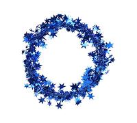 Guirlande Étoilée en Fil de Fer 7.5m, Déco de Sapin et Fête avec Paillettes | 6 Couleurs, Cœur en Fer Flexible, Paillettes Brillantes, Coupable et Réutilisable