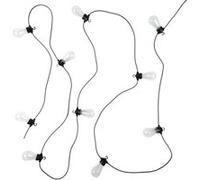 Guirlande Lumineuse Extérieur "Ampoule Transparente" 5m Noir