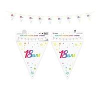 guirlande fanion 18 ans métallique multicolore - surprisez vous gfm00m01 Multicolore
