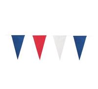 1 Guirlande fanion bleu, rouge et blanc de 3.6m REF/10403 tricolore: bleu, blanc et rouge France