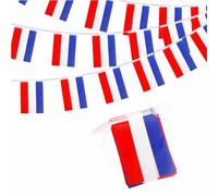 Guirlande Fanions Drapeaux Pays-Bas 10m - 30 Drapeaux Déco Fête & Match | Guirlande Fanions Drapeaux Pays-Bas Banderole Foot Nations League 2026 Fête du Roi Koningsdag Jardin Bar Rue Défilé