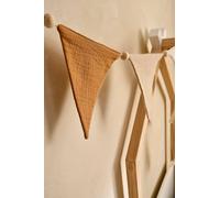 Guirlande fanions en gaze de coton cannelle TU