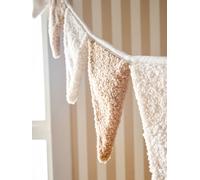 Guirlande fanions en sherpa beige TU