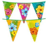 guirlande fanions hawaï hibiscus 6m - 52501 Multicolore G