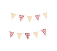Guirlande fanions Lin Vichy rétro 2 m