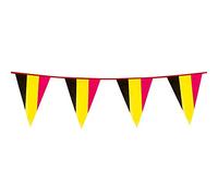 Guirlande fanions supporter Belgique 10 mètres - Multicolore - Taille Unique