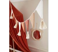 VERTBAUDET Guirlande fanions tricot BEIGE CLAIR UNI TU