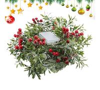Guirlande Fausse, Vigne Fausse LED avec Baies, Guirlande De Vignes Vertes, Convient Pour Intérieur Et Extérieur Maison Fête Table Porche Manteau De Cheminée Ferme