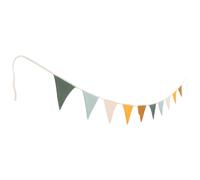Guirlande Festive 1 Set de Fanions Triangulaires en Coton | Réutilisable, Facile à Ranger, pour Décorer Divers Espaces et Célébrations