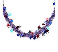 Guirlande festive de 2 m pour couronnement du roi - Décorations légères pour célébrer une fête du syndicat (A)