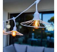 Guirlande fil métal chic white light