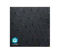 Guirlande filet wi-fi intelligent blanc chaud 3m 400 led's 3m 3 x 2m android / ios