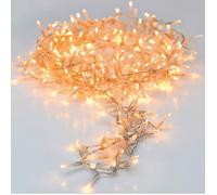 Guirlande Fixe Mini-Light - Non spécifié - 120 Ampoules - Blanc Chaud - Câble Transparent - 12m