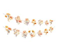 guirlande fleur printemps fête bannière papier fleur sauvage décoration bannière florale anniversaire jardin printemps mariage fond décoration intérieur extérieur