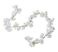 guirlande fleurs cerisier artificielles 1.8m blanc - artifetes 79066 Blanc G