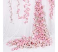 Guirlande Fleurs Cerisier Artificielles Suspendues Mariage Guirlande Maison Garden Party Mariage DéCor Guirlandes Cerisie Fleurs Artificielles pour IntéRieur ExtéRieur Maison HôTel Jardin FêTe DéCo