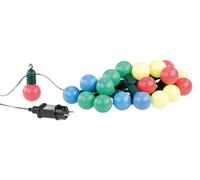 Lunartec Guirlande guinguette 4,75 m - 20 ampoules LED 1W - 4 couleurs