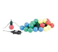 Lunartec Guirlande guinguette 4,75 m - 20 ampoules LED 1W - 4 couleurs