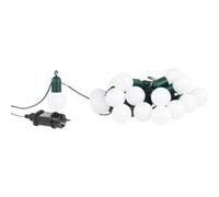 Guirlande guinguette 4,75 m 20 ampoules LED 1W - Blanc chaud Blanc Chaud
