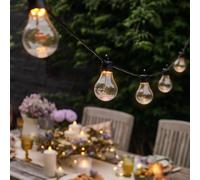 Guirlande Guinguette Core Connect 30 m 60 Ampoules Blanc Chaud Câble Noir Raccordable