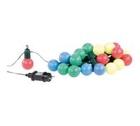 Guirlande guinguette - LUNARTEC - 4,75 m - LED faible consommation - 20 ampoules - 4 couleurs