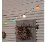 Guirlande guinguette multicolore Câble Illuminé 25 globes G50 10m Lotti