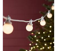 Guirlande Guinguette Pro Connect 105m 210 LED Blanc Chaud Câble Blanc Raccordable