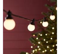 Guirlande Guinguette Pro Connect 140m 280 LED Blanc Chaud Câble Noir Raccordable