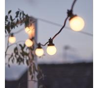 Guirlande Guinguette Pro Connect IP67, 105m 210 LED Blanc Chaud Câble Noir Raccordable