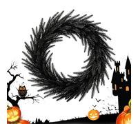 Guirlande Halloween pour Manteau de Cheminée Pièce Maîtresse Noire