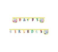 Procos Guirlande Happy Birthday Peppa Pig 2 m Multicolore Taille unique